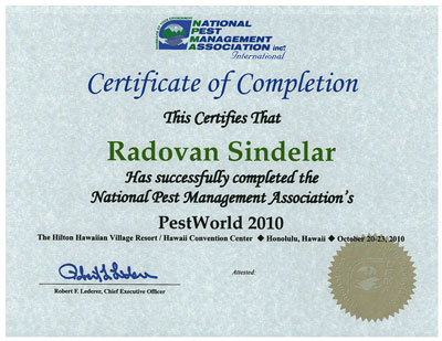 NPMA Certification